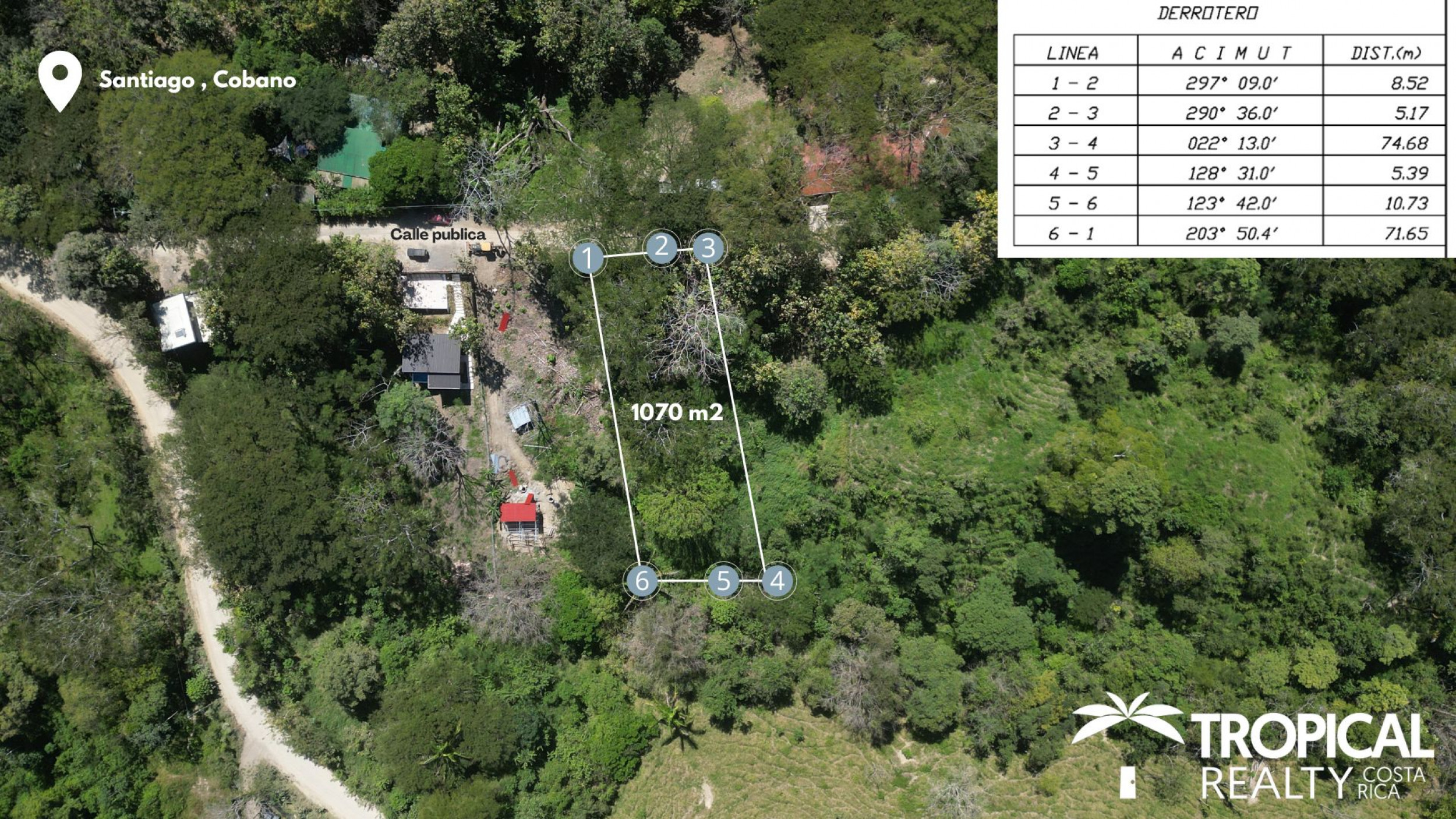 Lot for Sale in Santiago, Costa Rica – Just Minutes from Playa Hermosa
