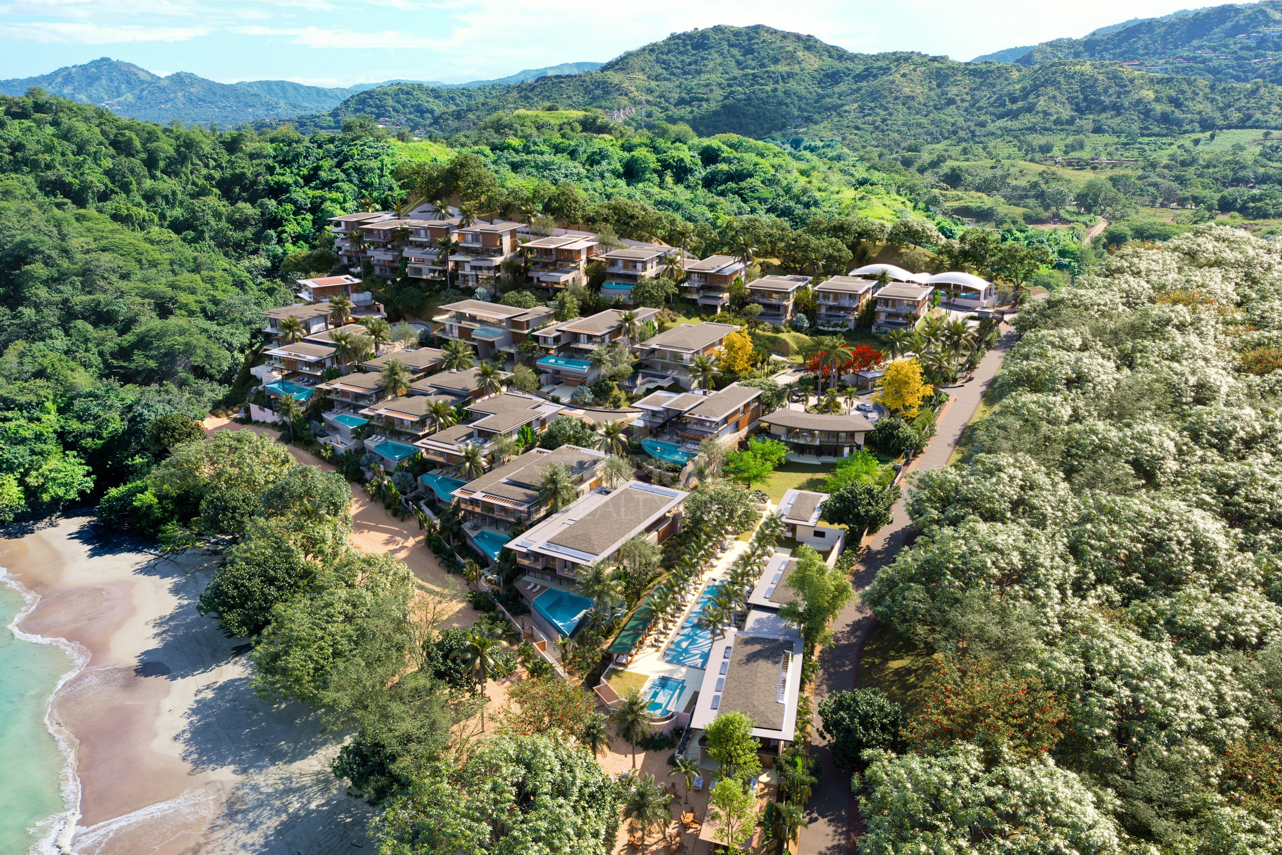 Beachfront Custom Luxury Villa at Cantomar Ocean Club, Playa Flamingo, Guanacaste