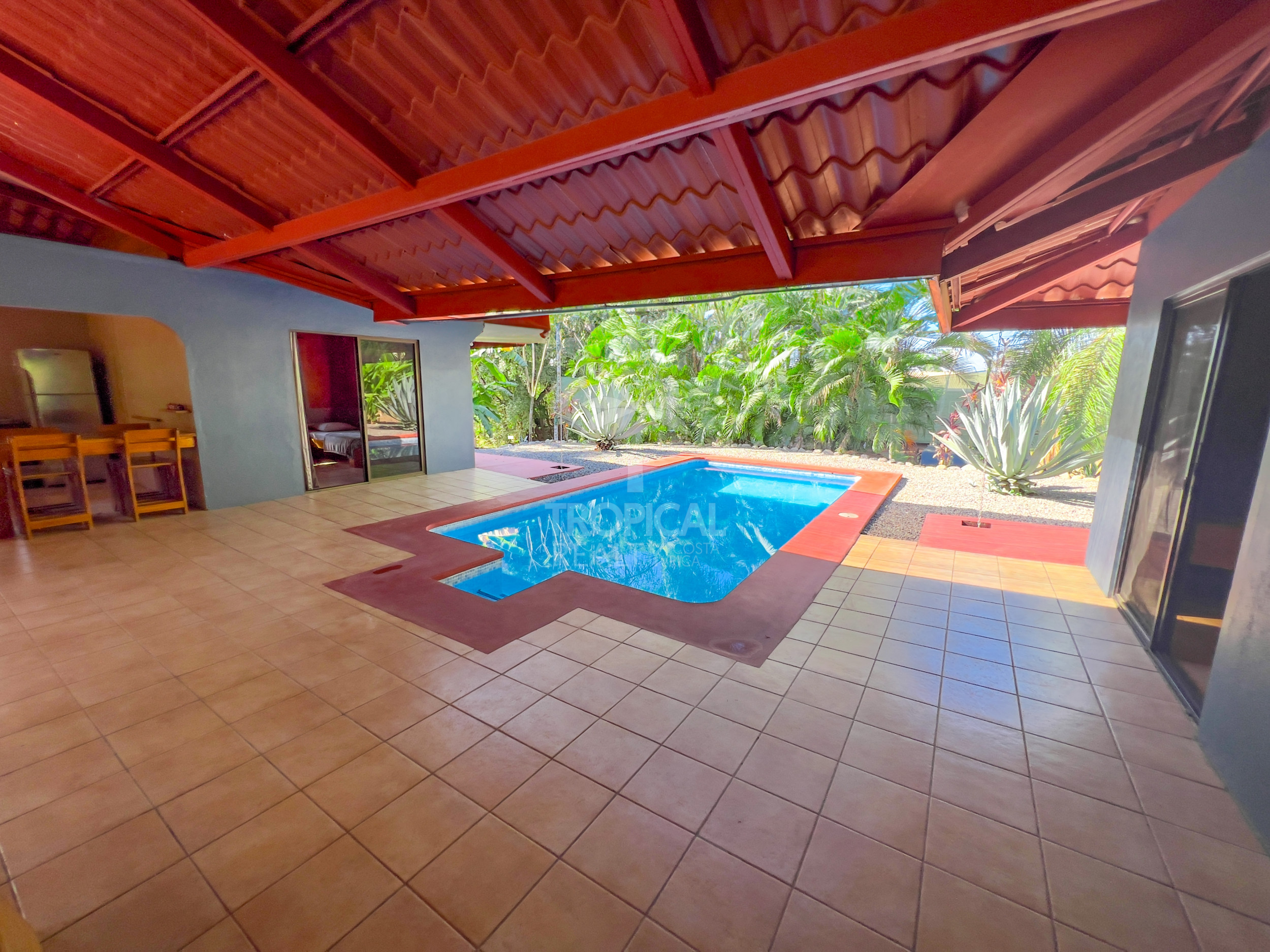 Santa Teresa Hacienda-Style Poolhouse for Sale – Turnkey Rental, Furnished, and Equipped
