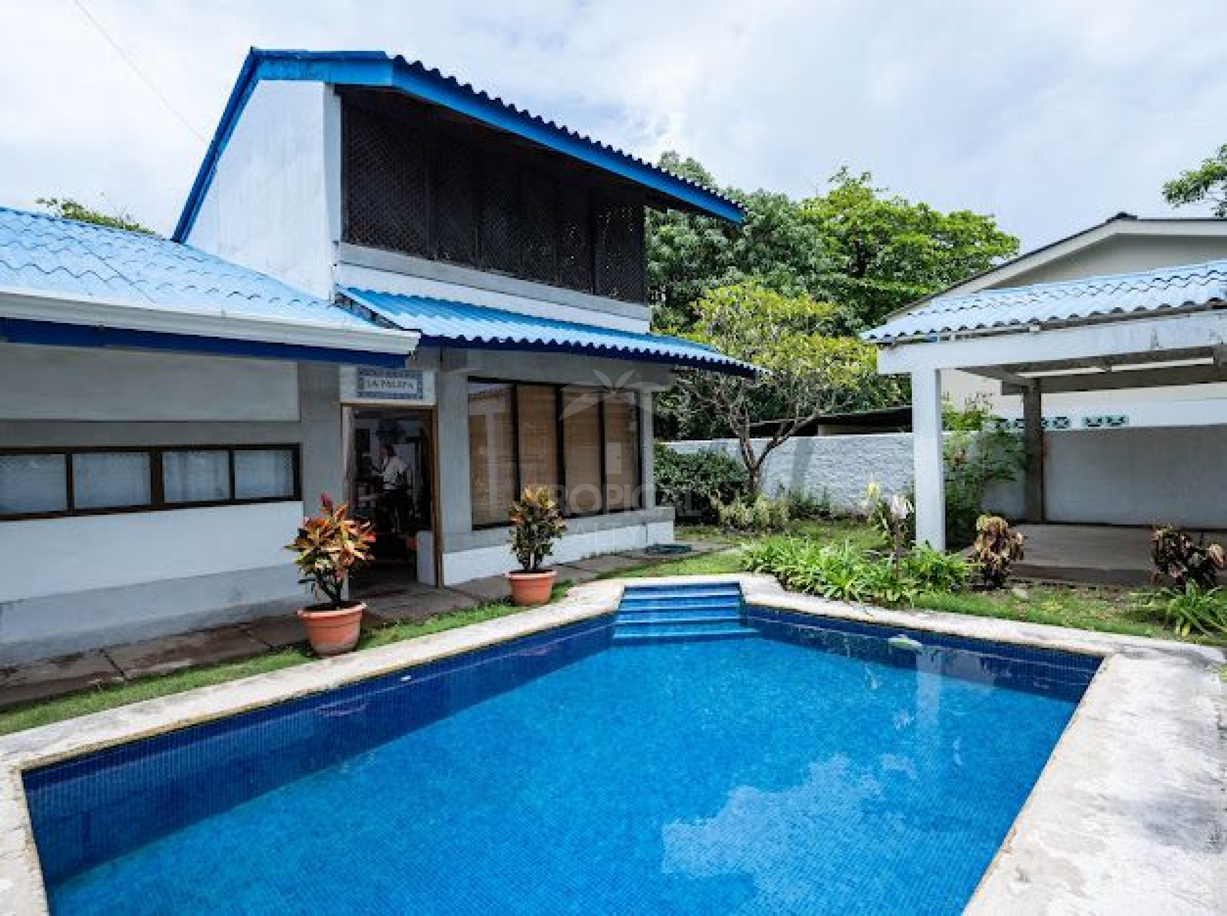 Rustic Beach Home with Private Pool – Playa Tivives | SOLD