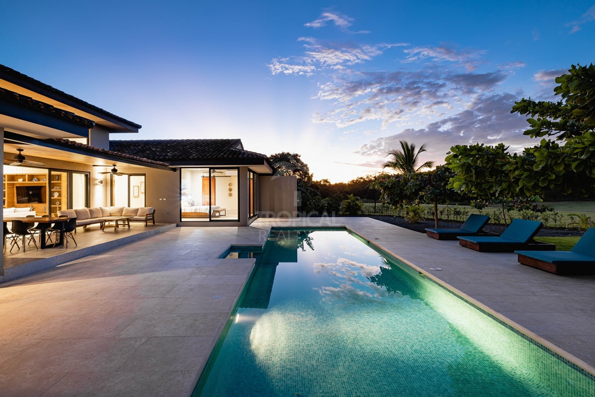 Luxury Golf Front Home in Hacienda Pinilla – Contemporary Tropical Design with Private Pool