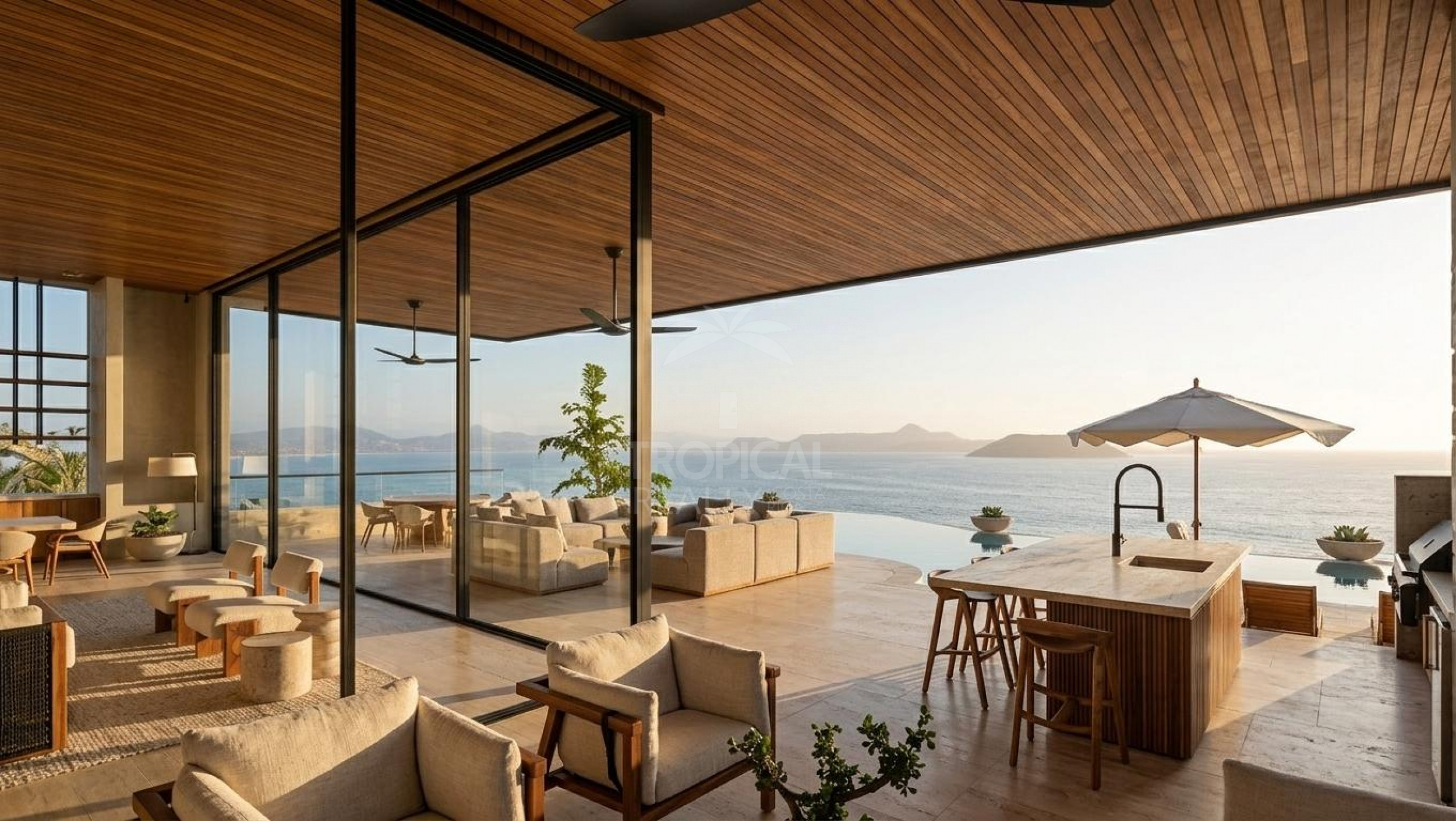 Beachfront Custom Luxury Villa at Cantomar Ocean Club, Playa Flamingo, Guanacaste