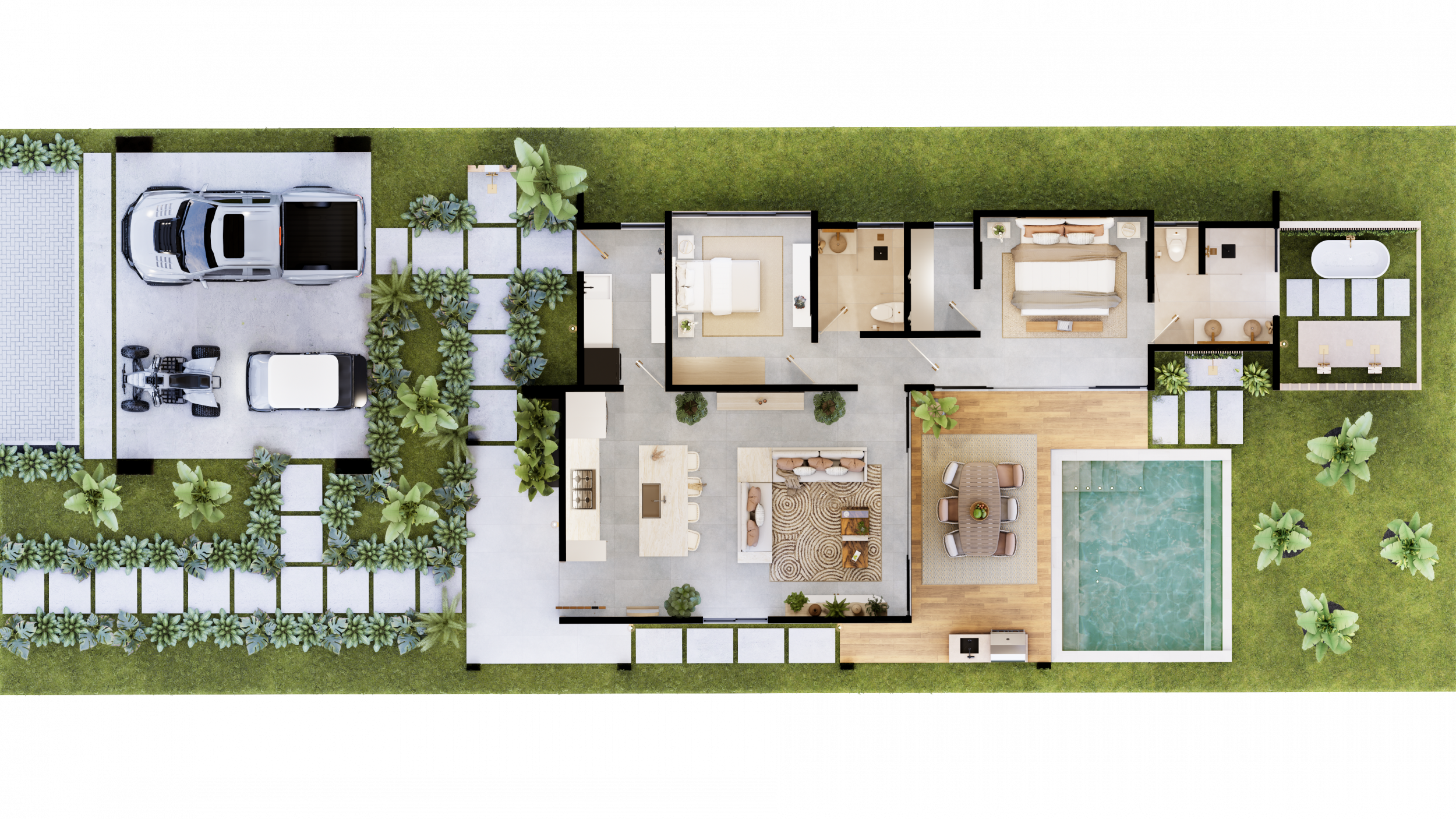 Contemporary Home for Sale in Corozalito with Private Pool and Exclusive Tropical Setting