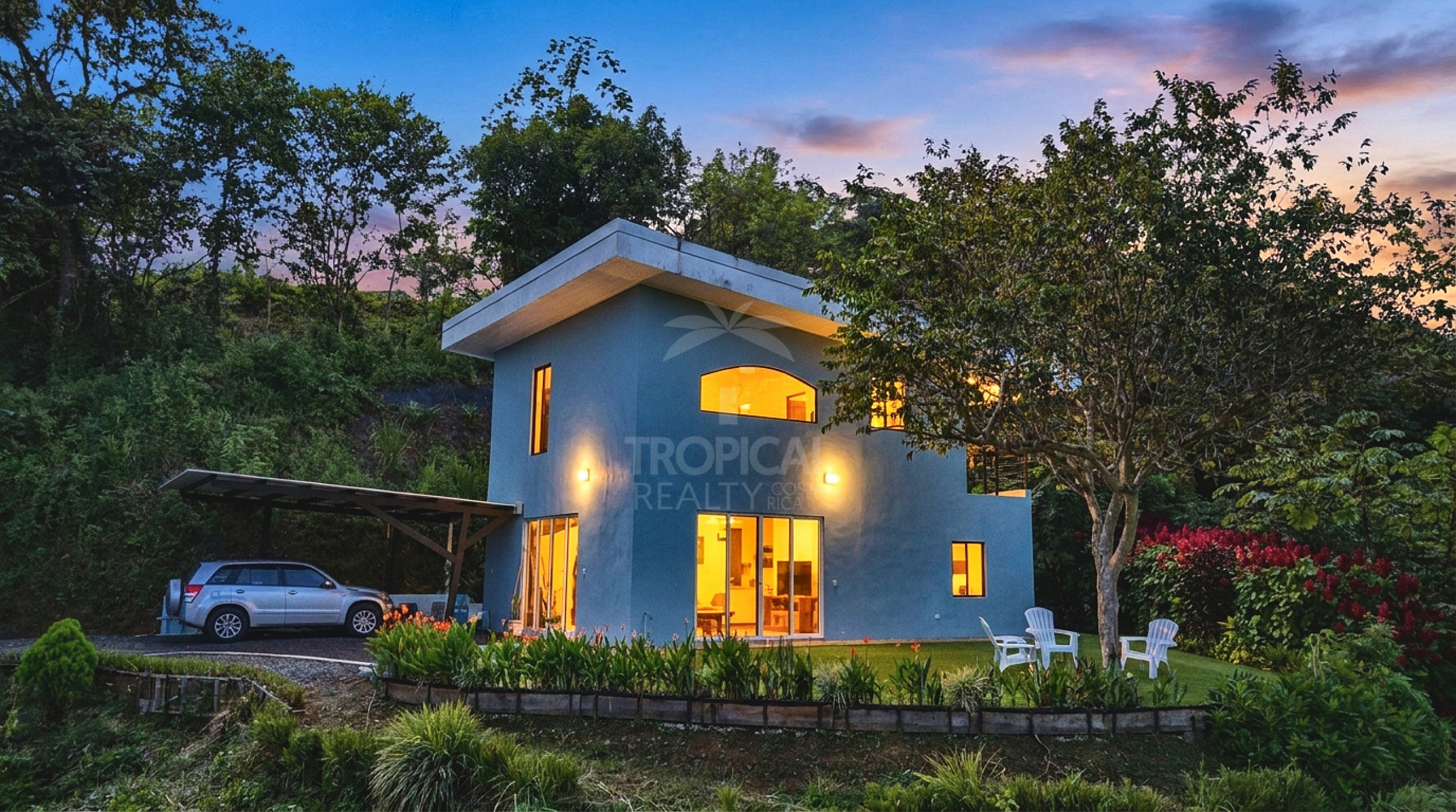 Finca Tropical Estate — Two Homes, an Organic Food Forest and Sunset Views in Ciudad Colón