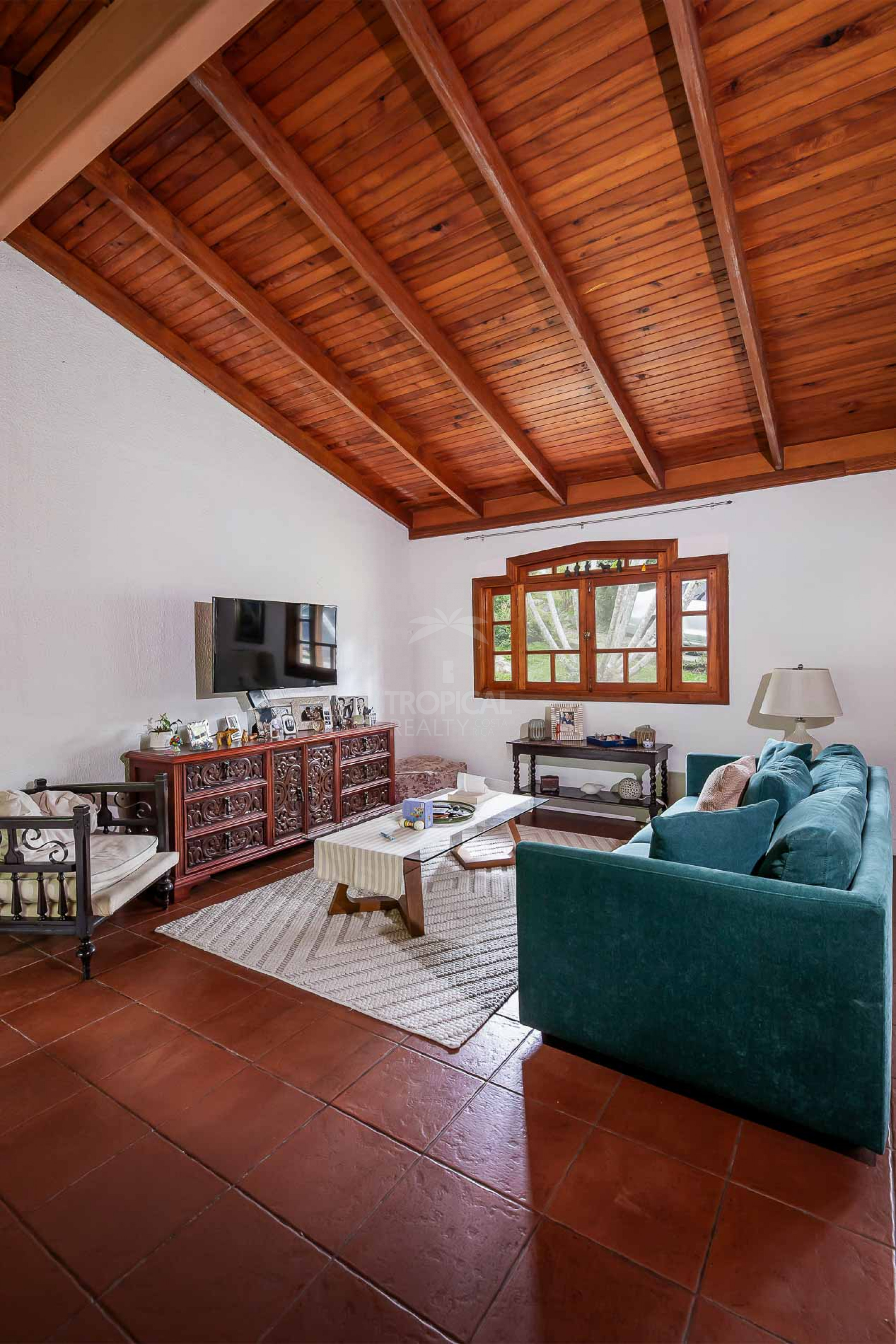 Coffee Hacienda-Style Home for Sale in Valle Verde, San Antonio de Escazú | Riverfront on the San Rafael River