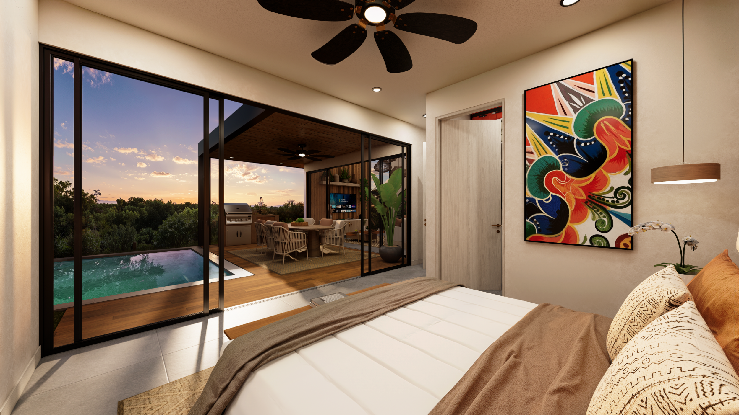 Contemporary Home for Sale in Corozalito with Private Pool and Exclusive Tropical Setting