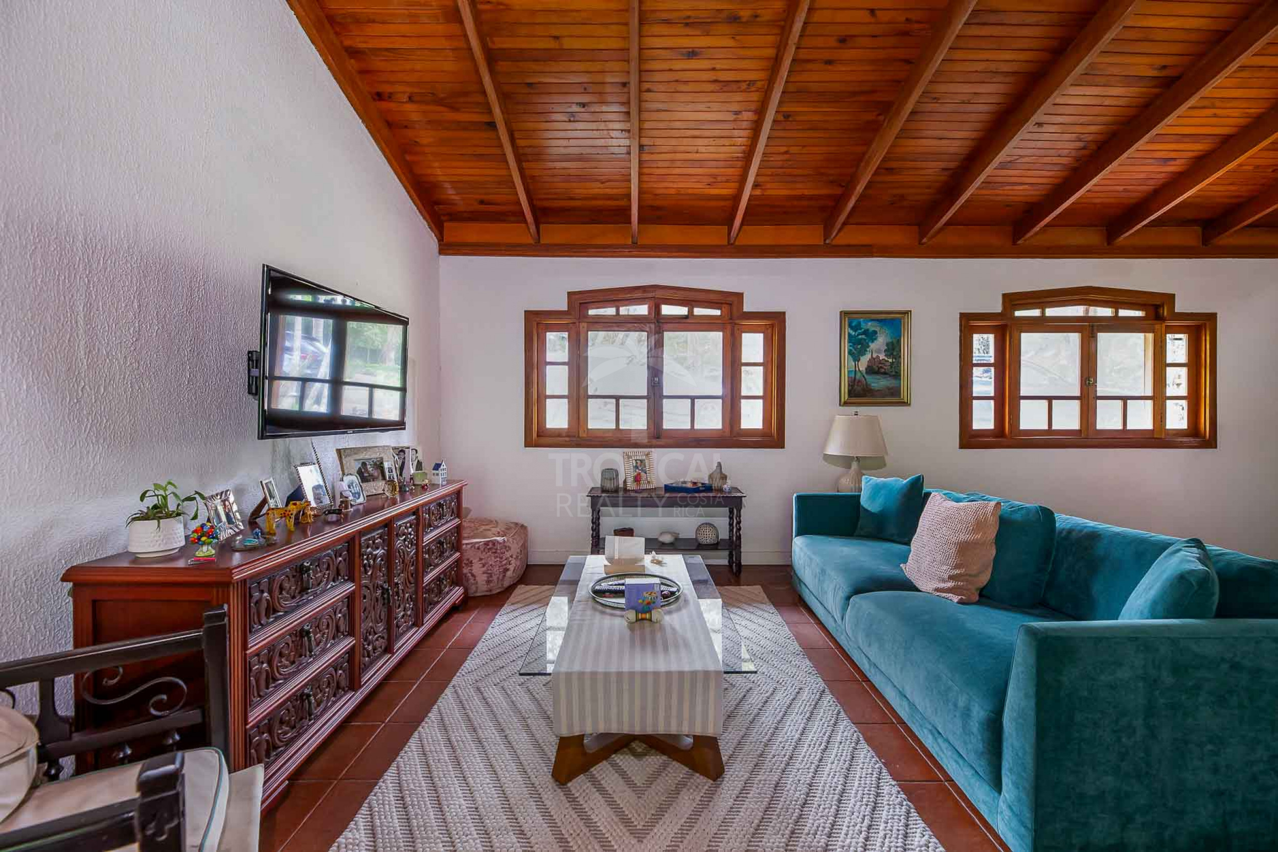 Coffee Hacienda-Style Home for Sale in Valle Verde, San Antonio de Escazú | Riverfront on the San Rafael River