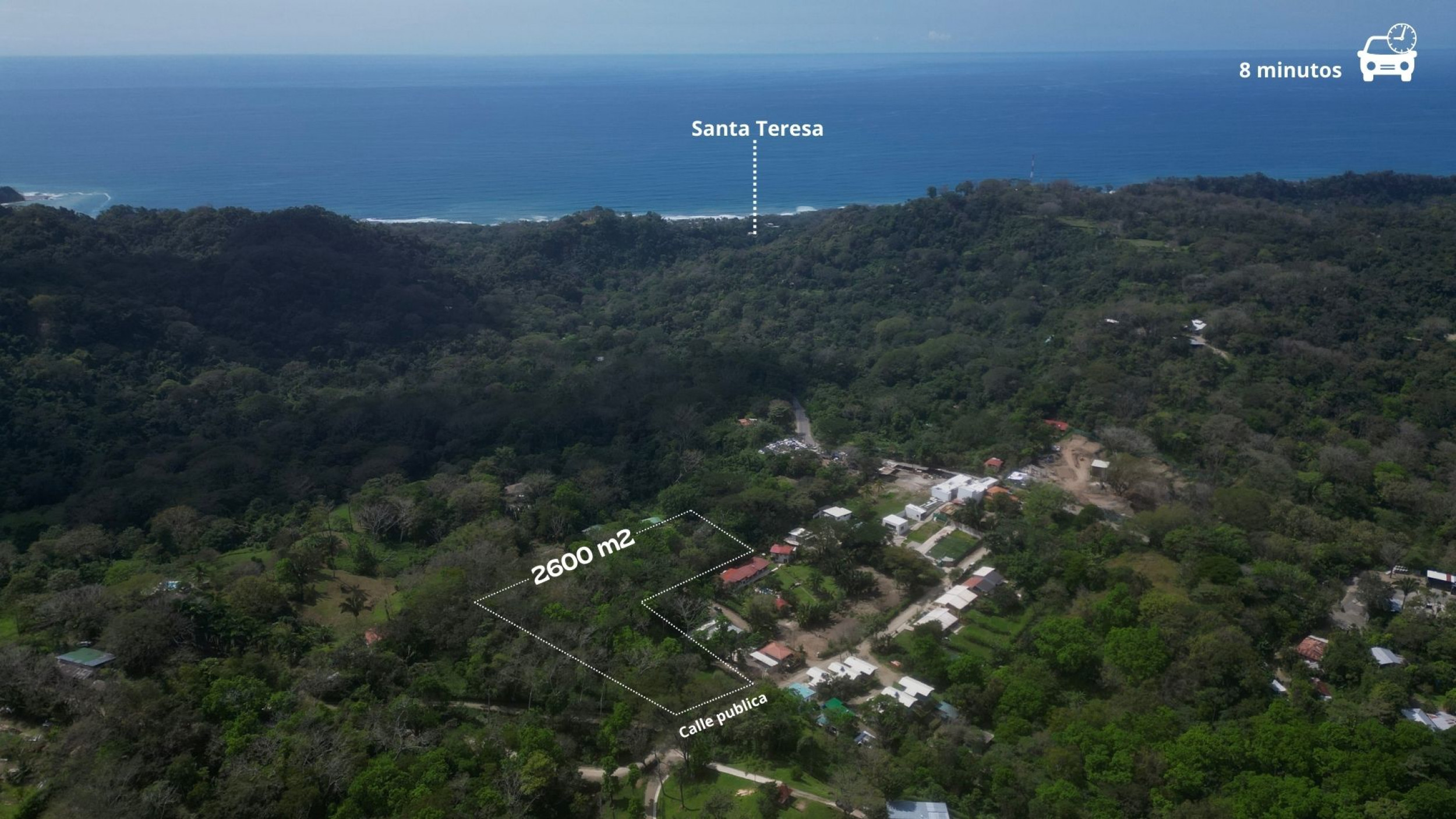 2600 m² Lot Only 7 Minutes from Santa Teresa Center and Beach