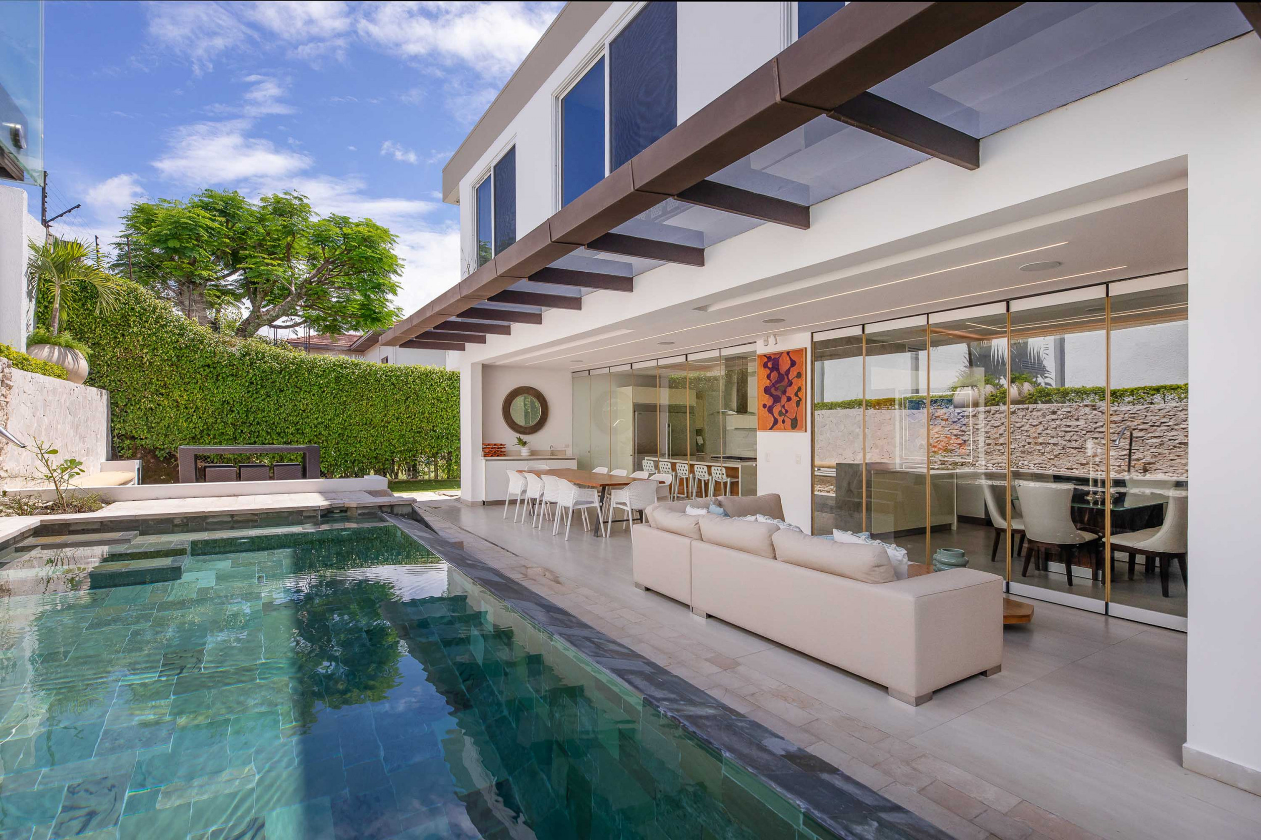 Modern Luxury Home in Gated Community – Valle del Sol, Lindora | 4 Bedrooms, Pool & Smart Features