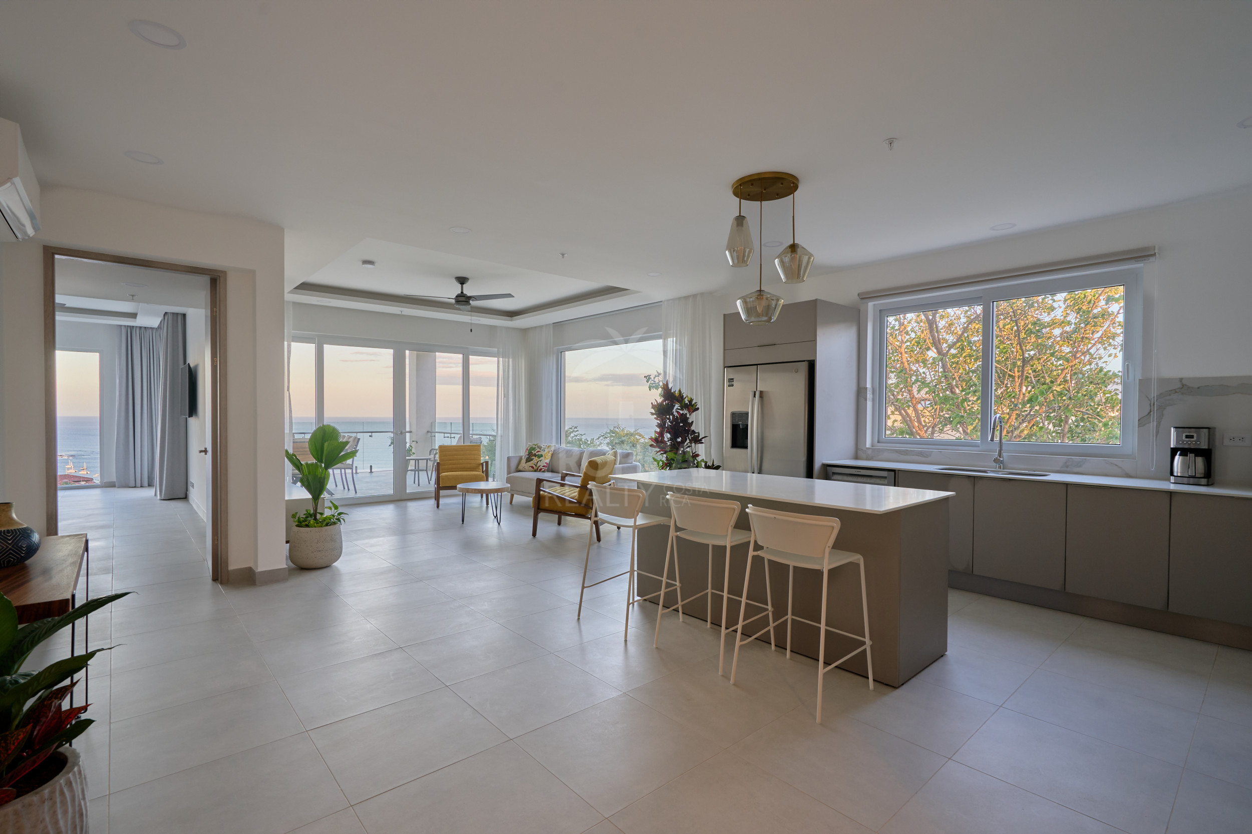 3-Bedroom Ocean View Apartment at Residencia La Vista – Tamarindo