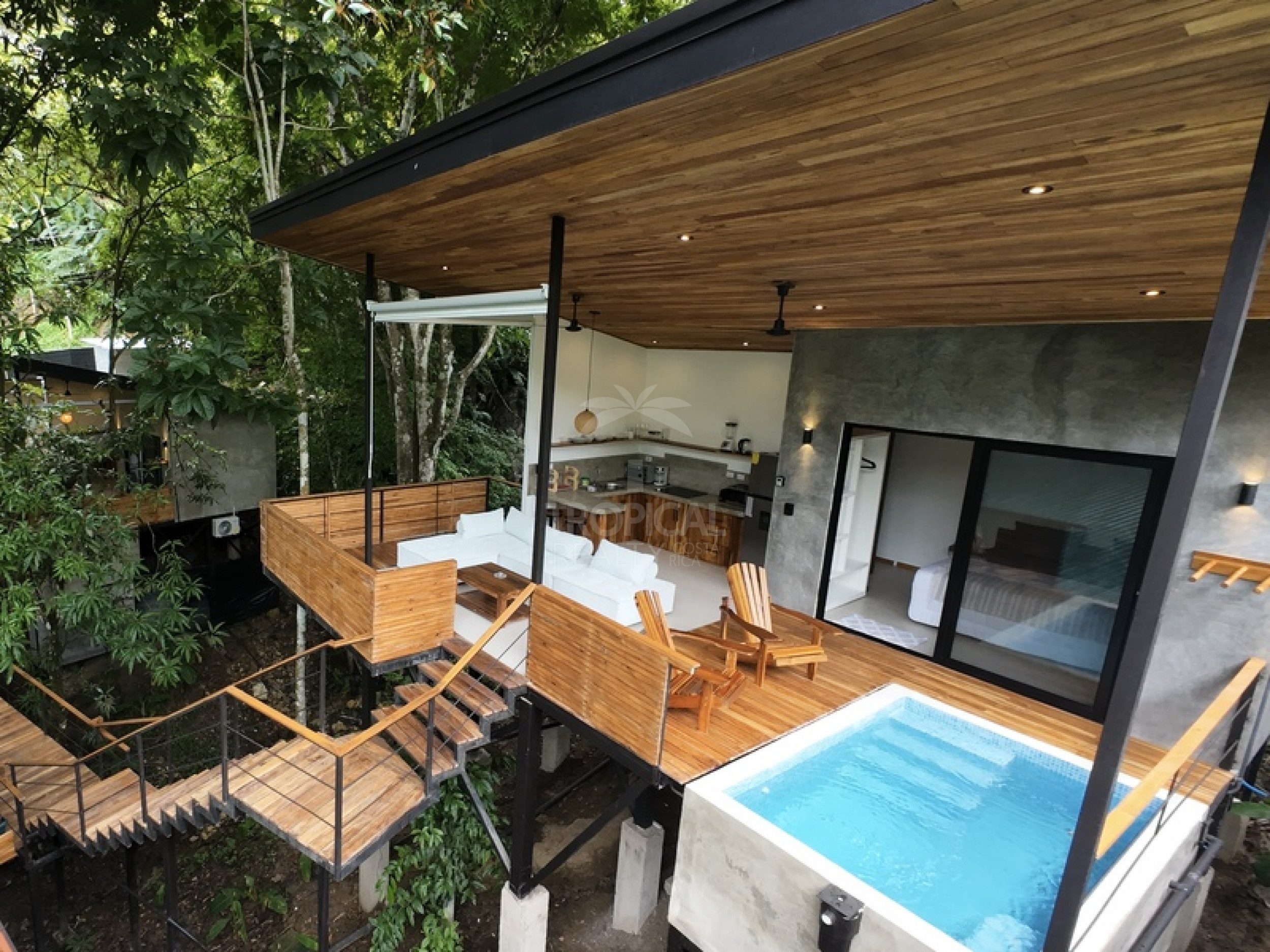 Elevated Jungle Retreat in Playa Hermosa – Santa Teresa, Costa Rica