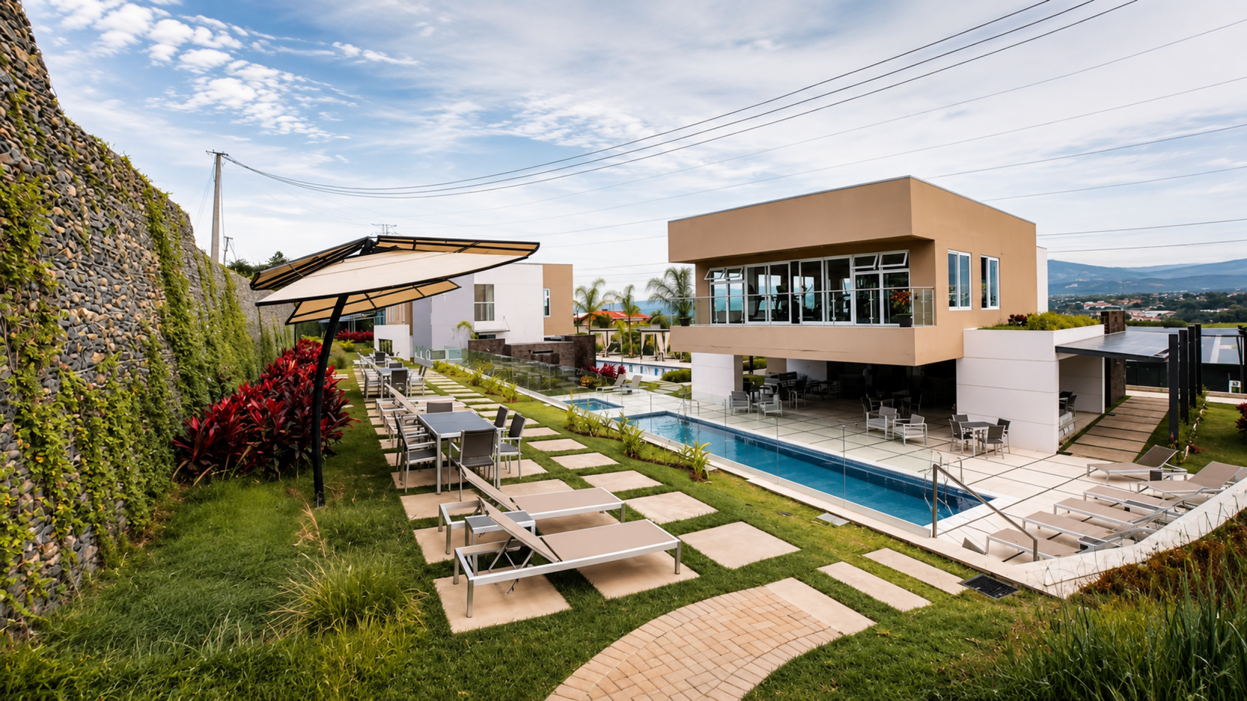 Luxury Home for Rent with Panoramic Terrace in Source Living, Escazú