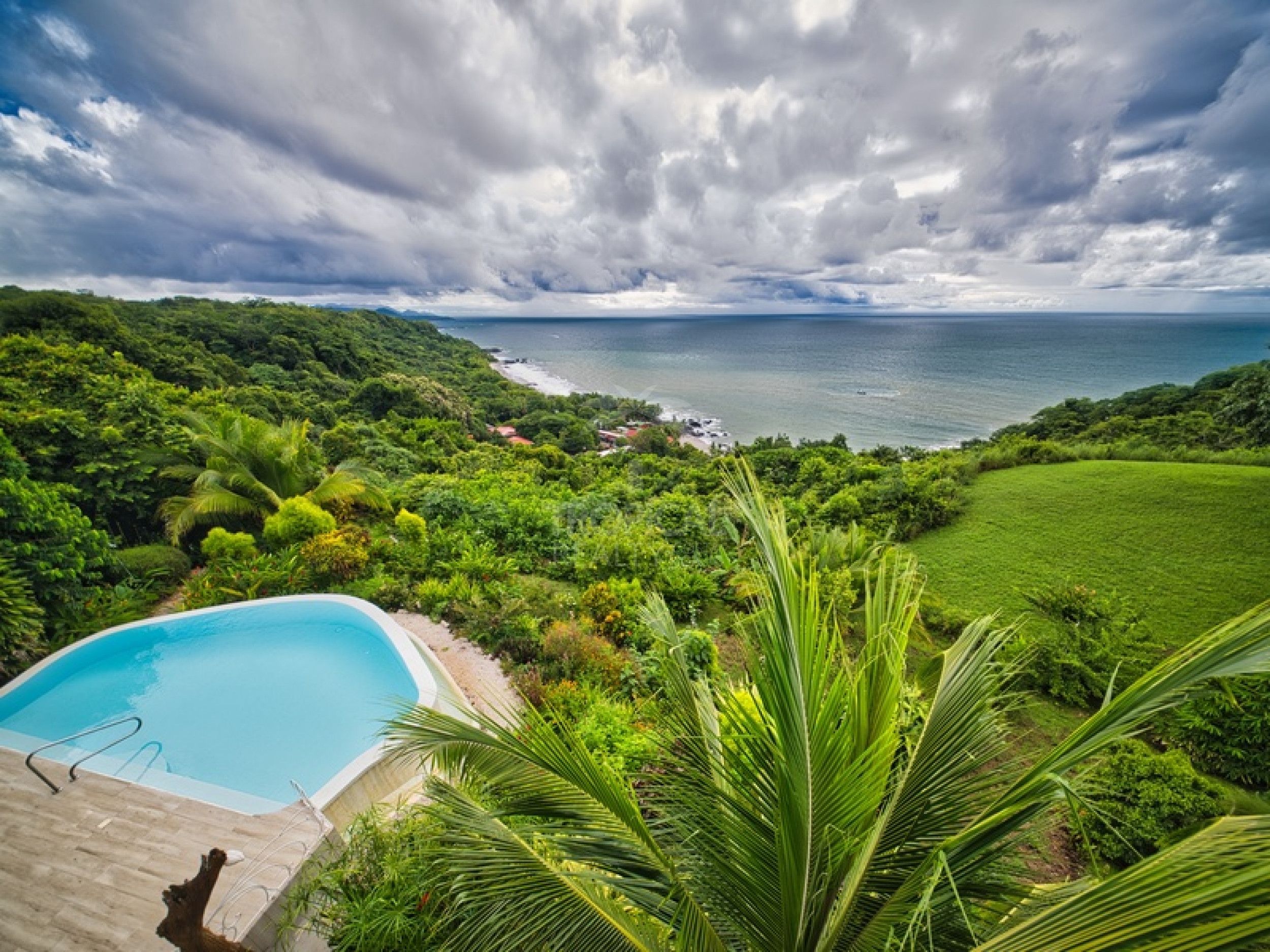 Luxury Ocean View Estate with Private Access to Montezuma Waterfalls