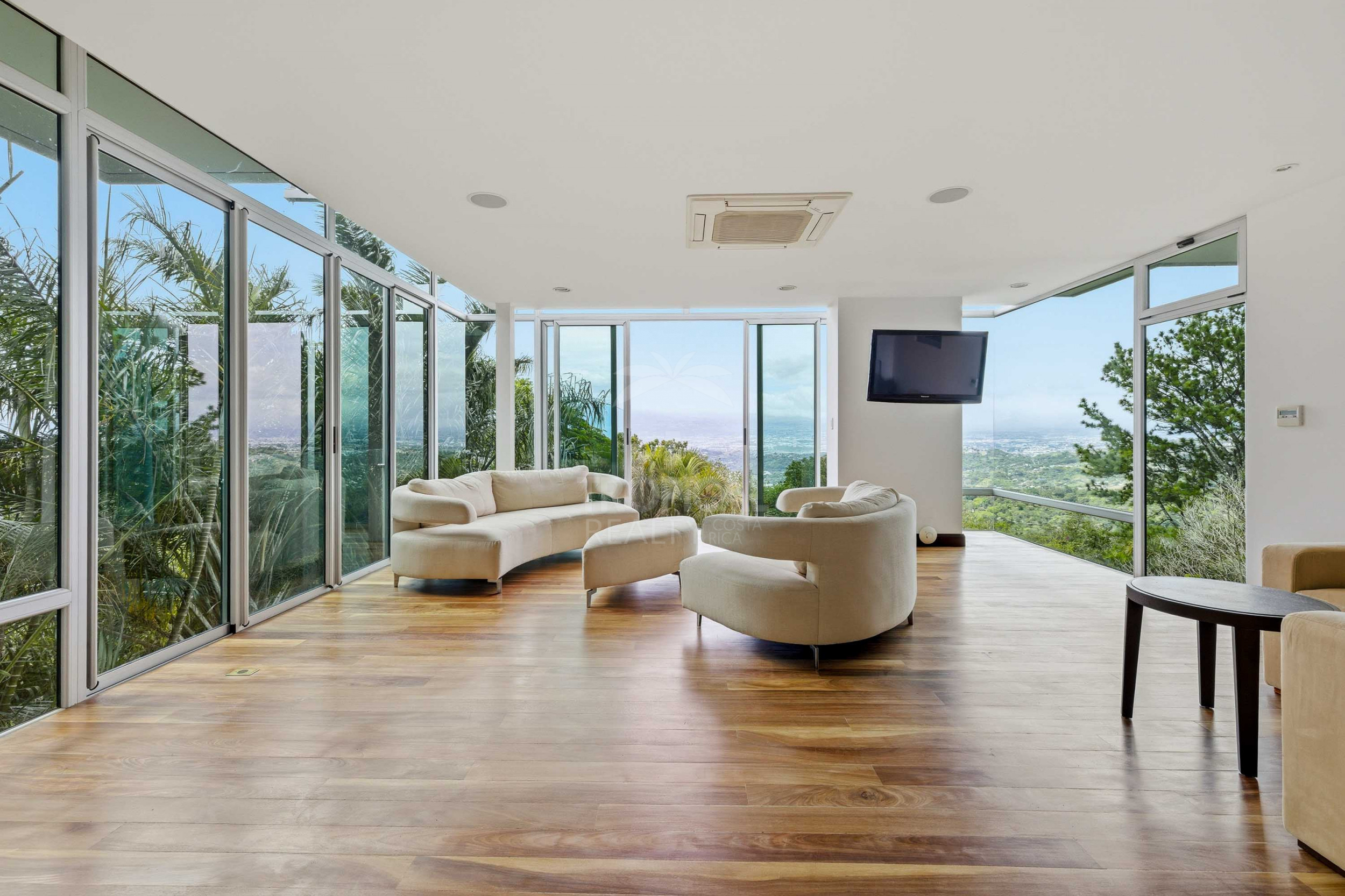Luxury Contemporary Estate for Sale in Santa Ana with Panoramic Valley and Mountain Views
