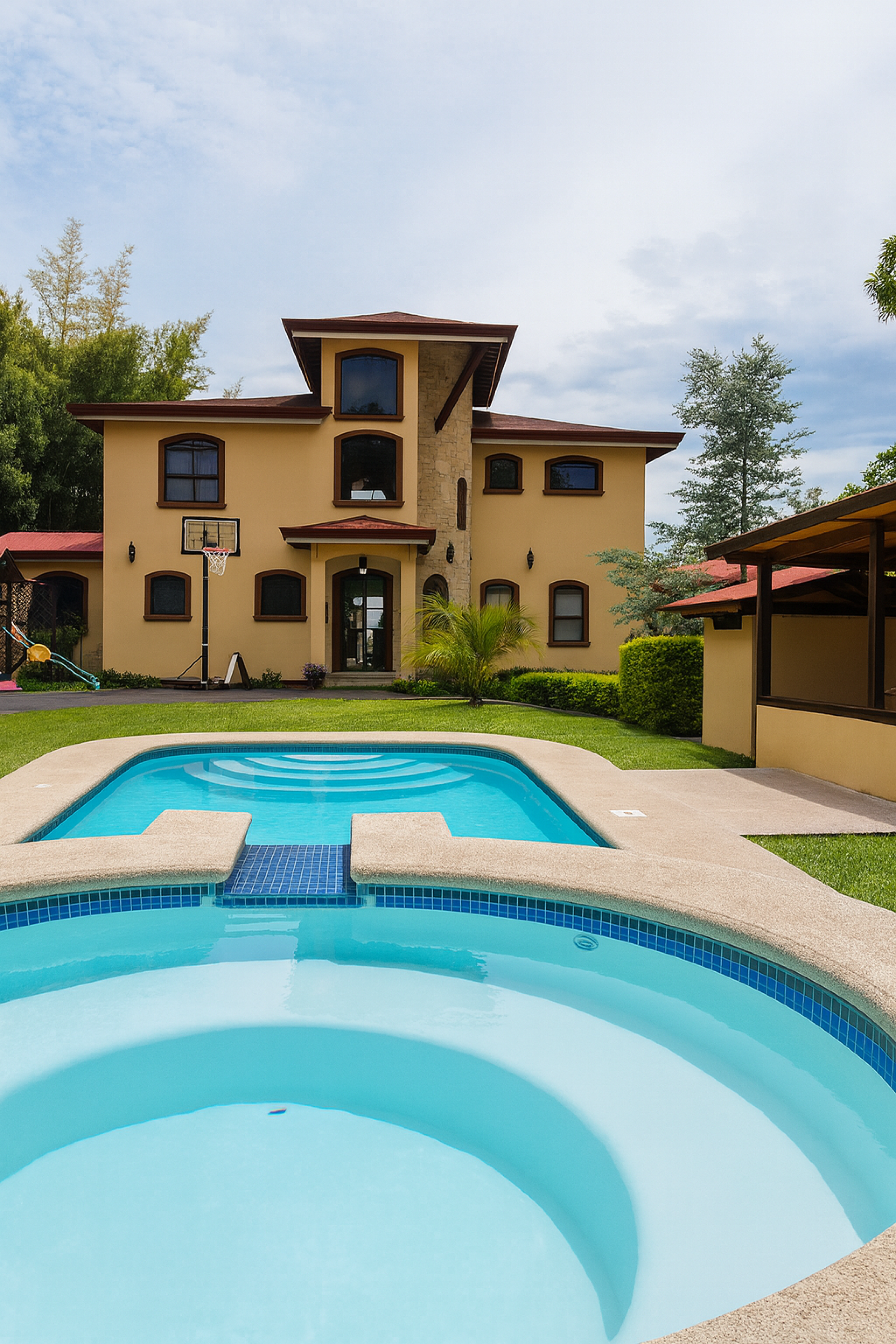 Stunning Home with Pool, Guest Apartments and Panoramic Views in Escazú | ISOLD