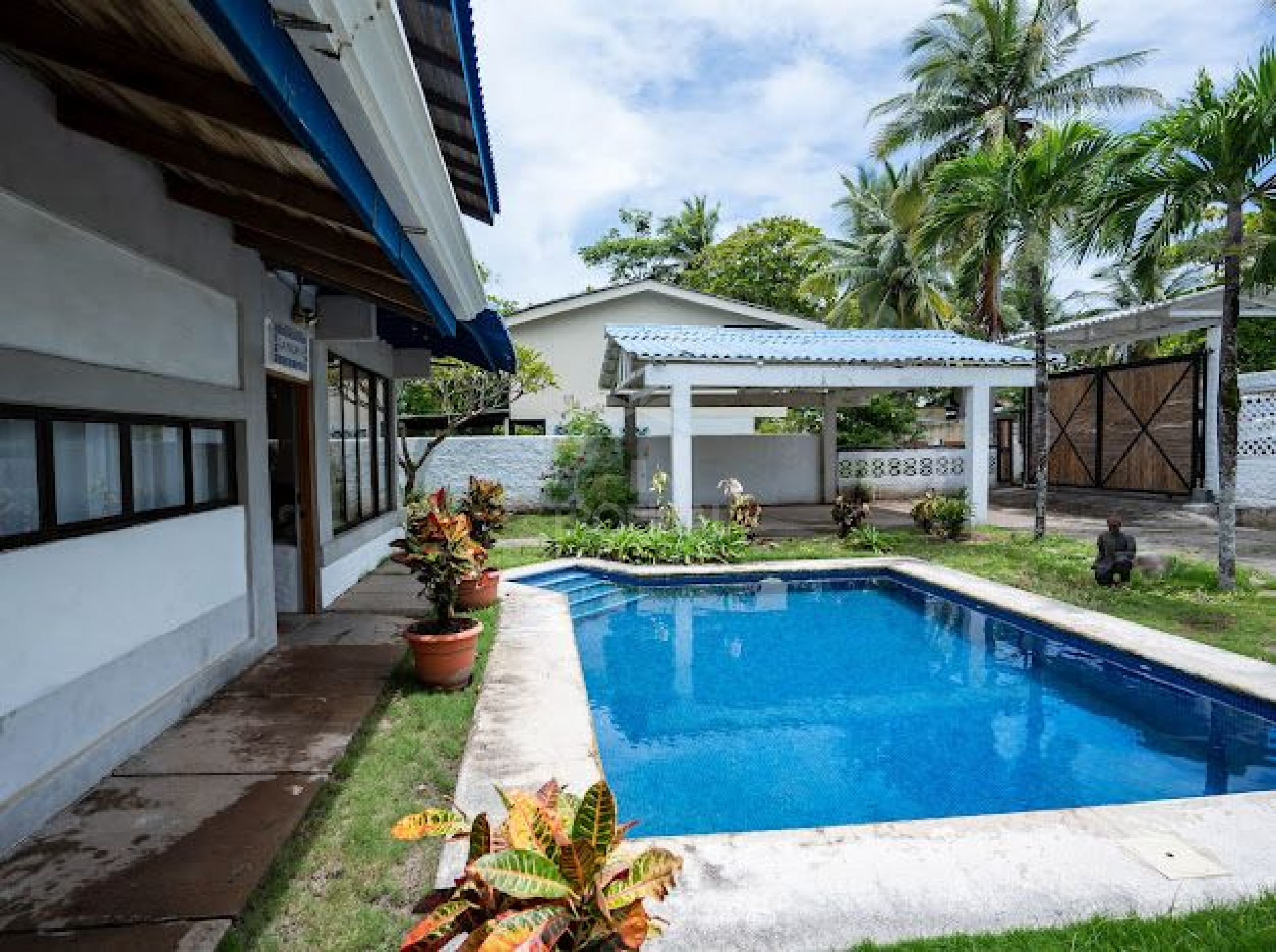 Rustic Beach Home with Private Pool – Playa Tivives | SOLD