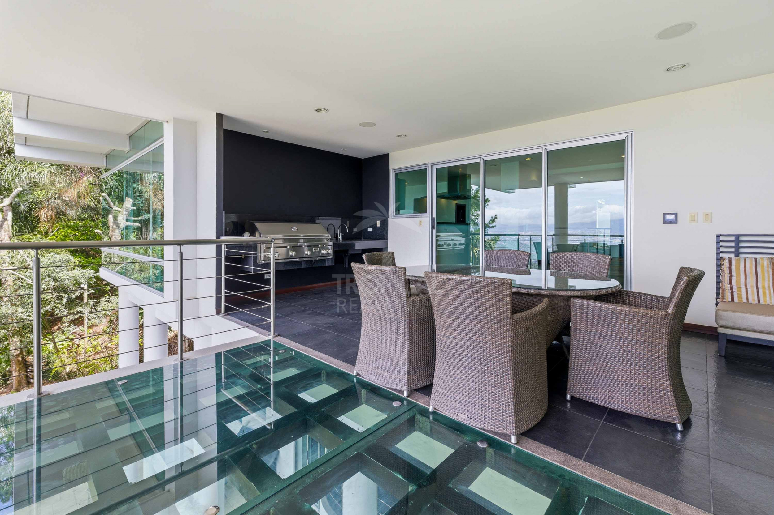 Luxury Contemporary Estate for Sale in Santa Ana with Panoramic Valley and Mountain Views