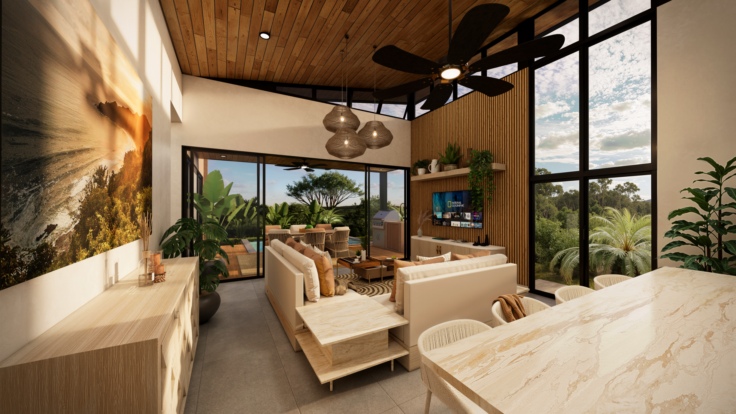 Contemporary Home for Sale in Corozalito with Private Pool and Exclusive Tropical Setting