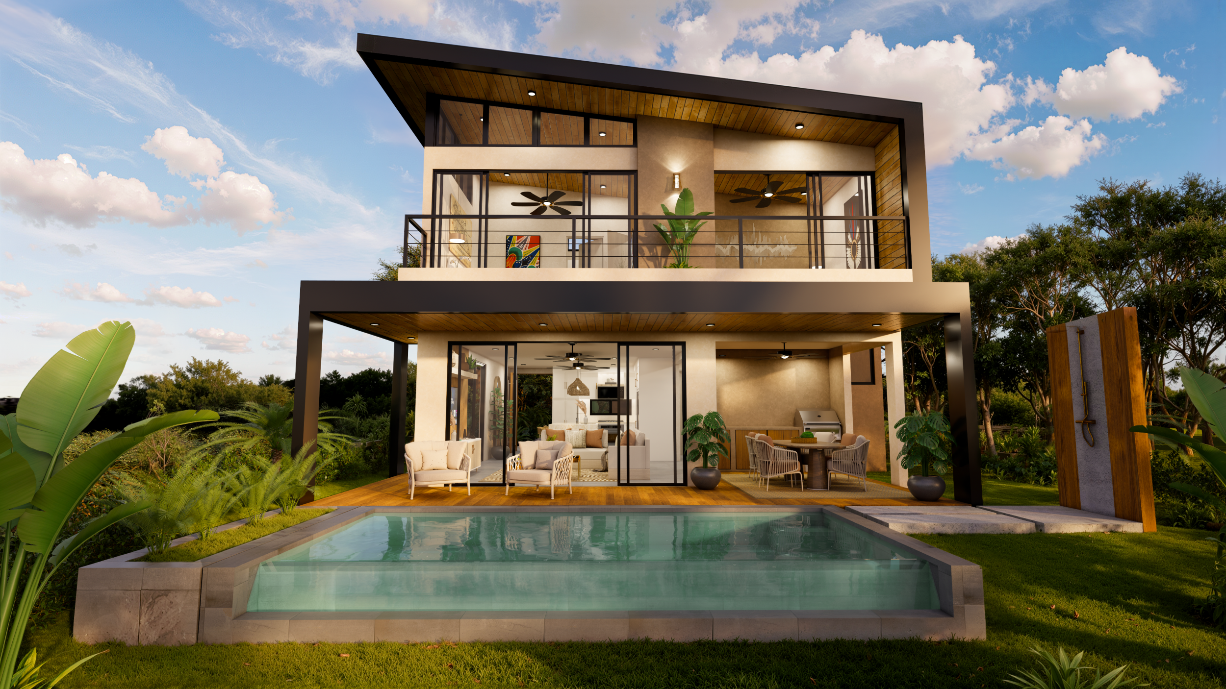 Two-Story Home for Sale in Corozalito with Private Pool and Resort-Style Amenities