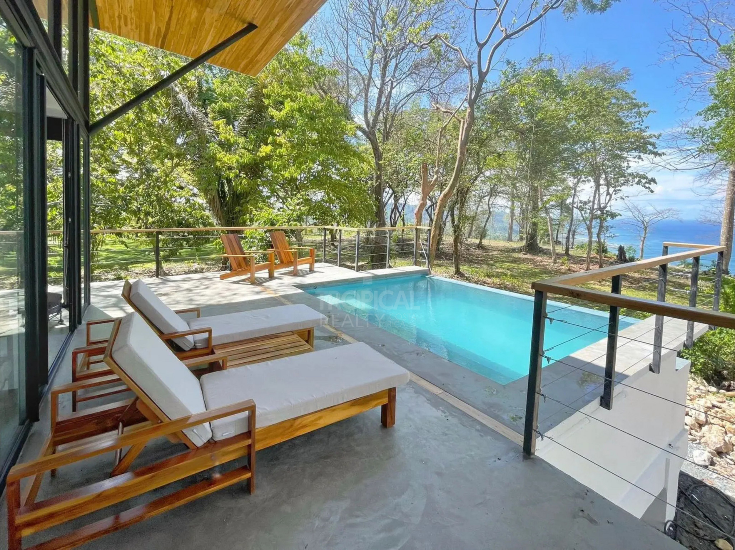 Modern Hillside Home with Pool for Sale in Santa Teresa