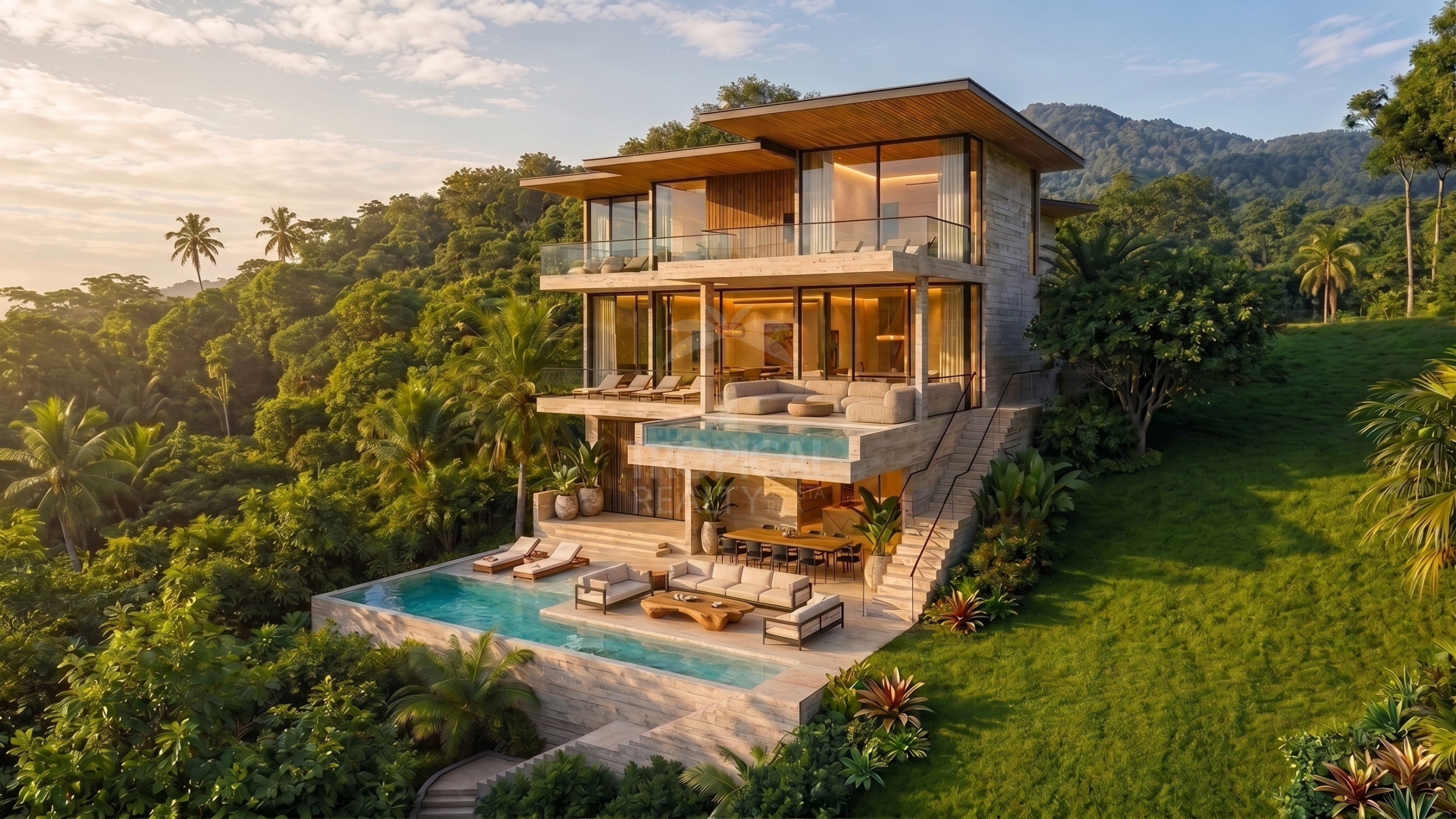 Beachfront Custom Luxury Villa at Cantomar Ocean Club, Playa Flamingo, Guanacaste